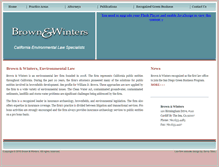 Tablet Screenshot of brownandwinters.com